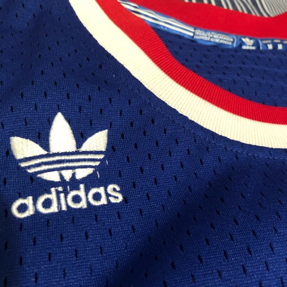 Used adidas New Jersey Nets Drazen Petrovic Hardwood Classics Jersey M - Picture 4 of 6